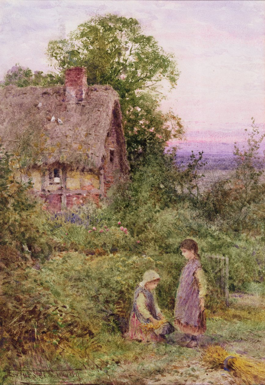 Segítő kéz (akvarell) alkotó: Henry John Sylvester Stannard