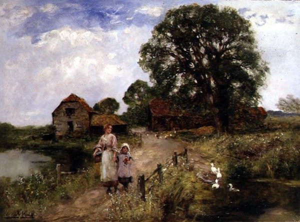 A folyóparti ösvény alkotó: Henry John Yeend King