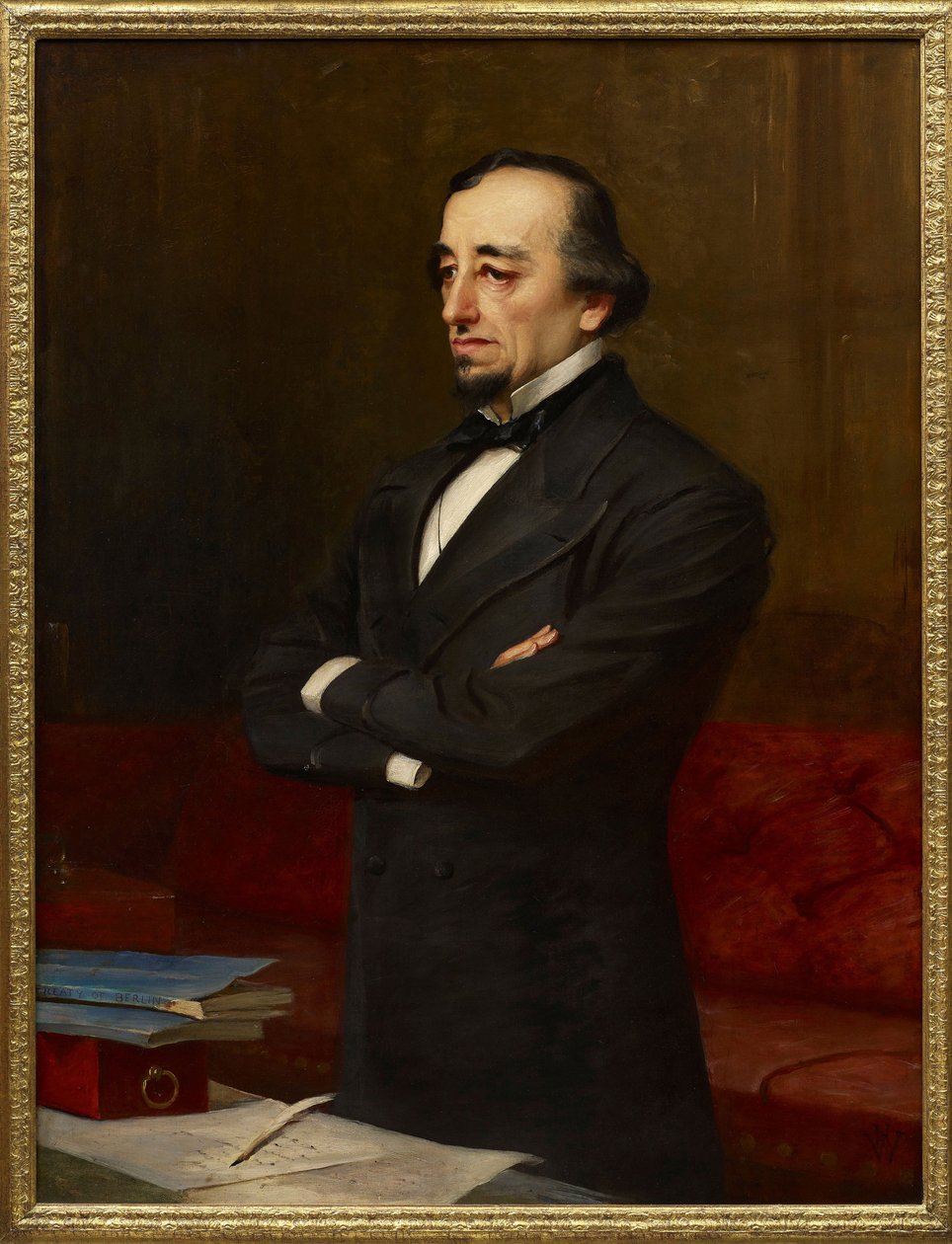 Realizmus: Benjamin Disraeli portréja alkotó: Henry Jr. Weigall