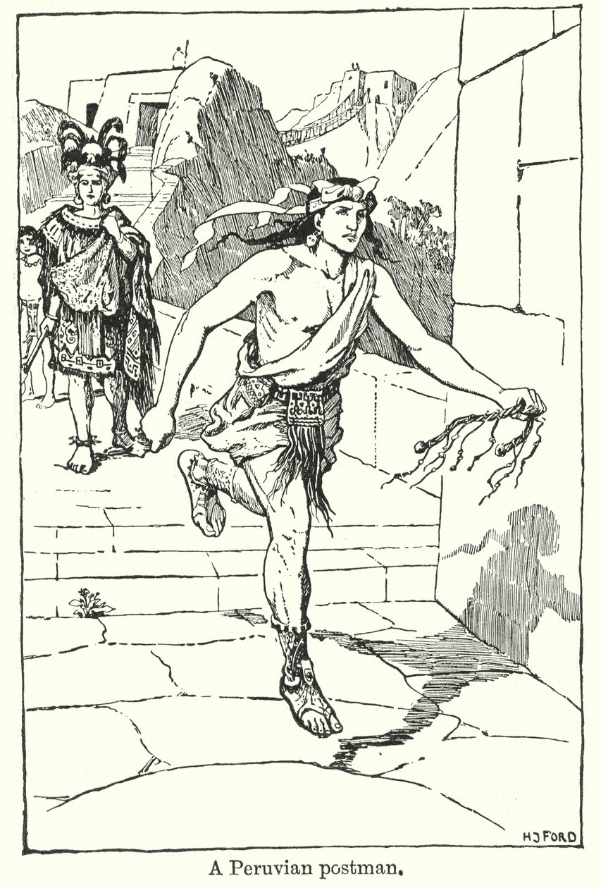 Perui postás (litográfia) alkotó: Henry Justice Ford