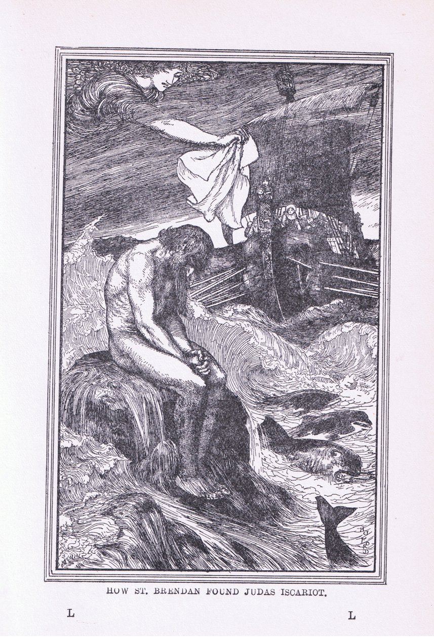 Hogyan találta meg Szent Brendan Iskarióti Júdást, 1912 alkotó: Henry Justice Ford