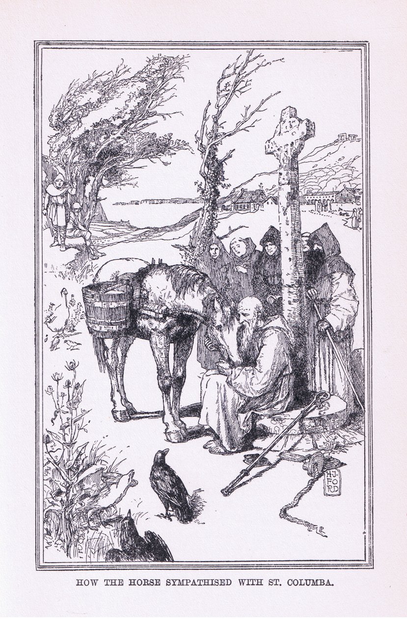 Hogyan szimpatizált a ló St Columbával, 1912 alkotó: Henry Justice Ford