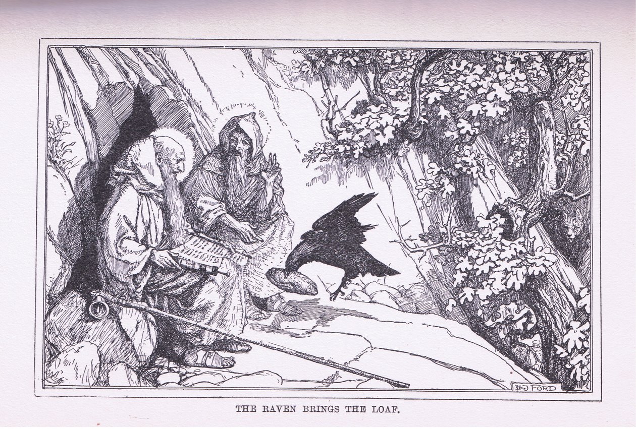 A holló hozza a kenyeret, 1912 alkotó: Henry Justice Ford