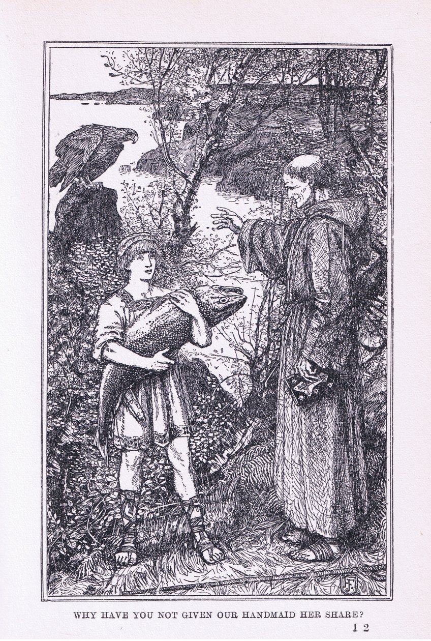 Miért nem adtad oda a szolgálólányunknak a részét?, 1912 alkotó: Henry Justice Ford