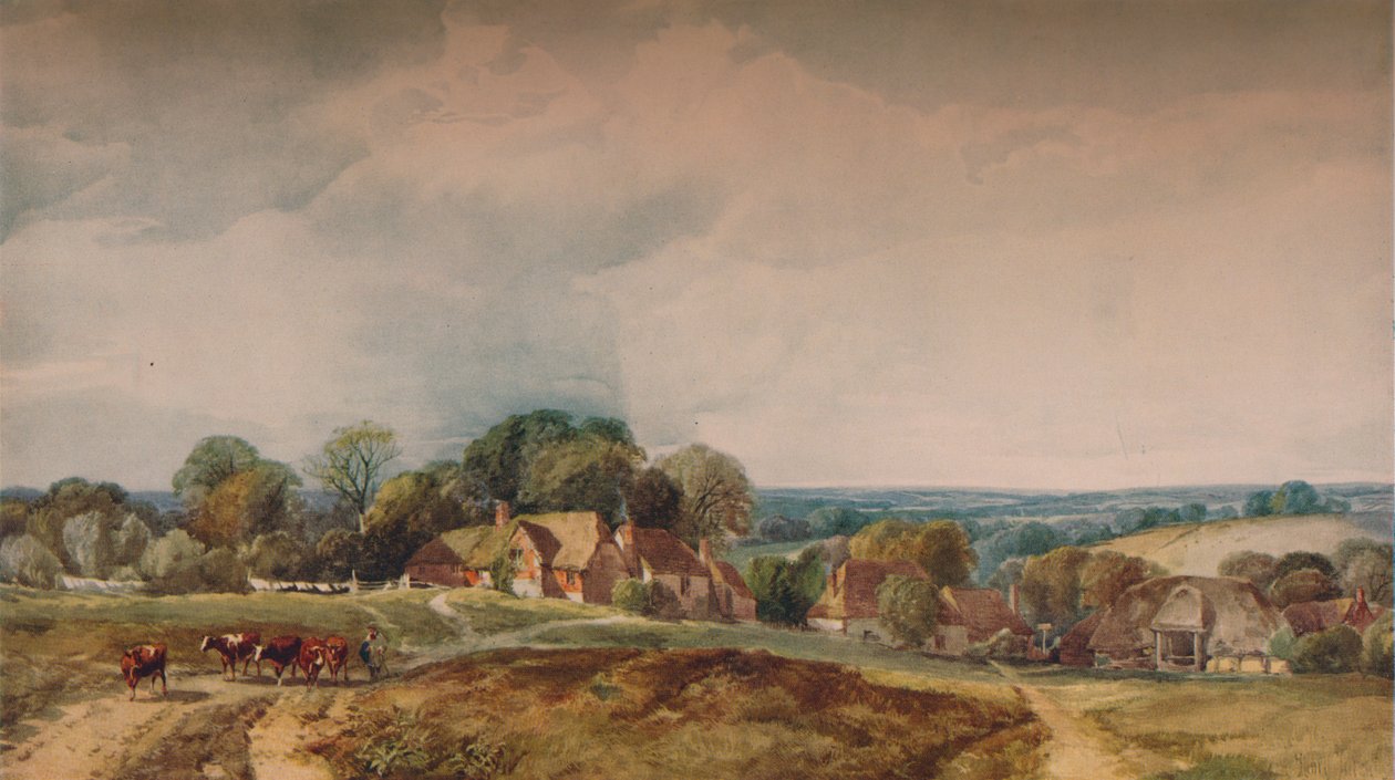 Kentish View, c1845 alkotó: Henry Jutsum