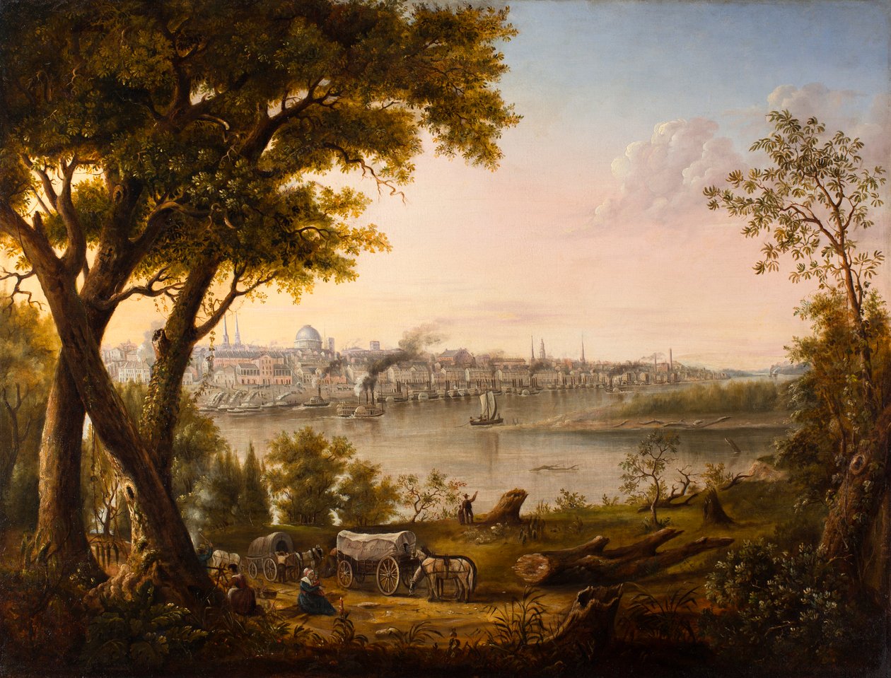 Szent Lajos 1846-ban alkotó: Henry Lewis