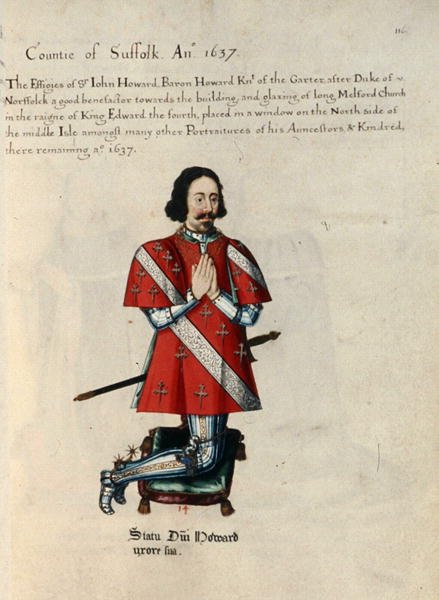 Sir John Howard báró Howard Harisnyakötő lovag alkotó: Henry Lilly