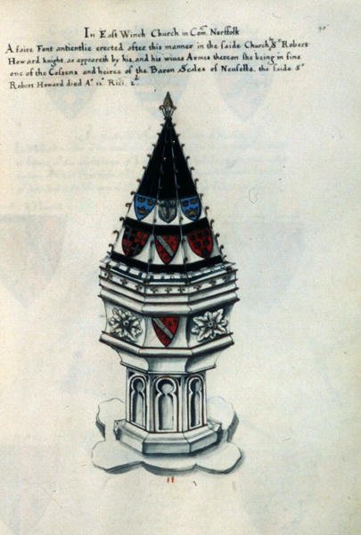 A betűtípust Sir Robert Howard készítette alkotó: Henry Lilly