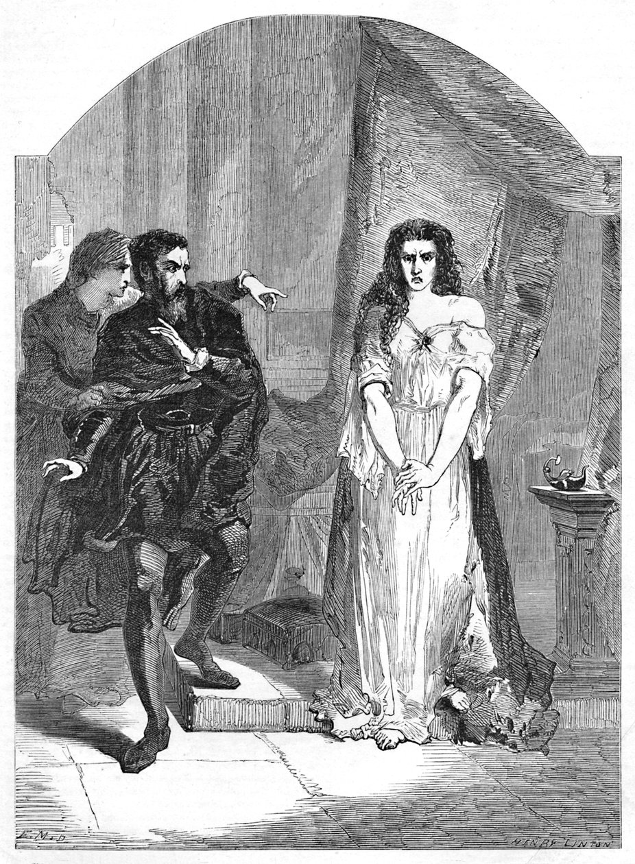 Macbeth V. felvonás. I. jelenet, 1870 alkotó: Henry Linton