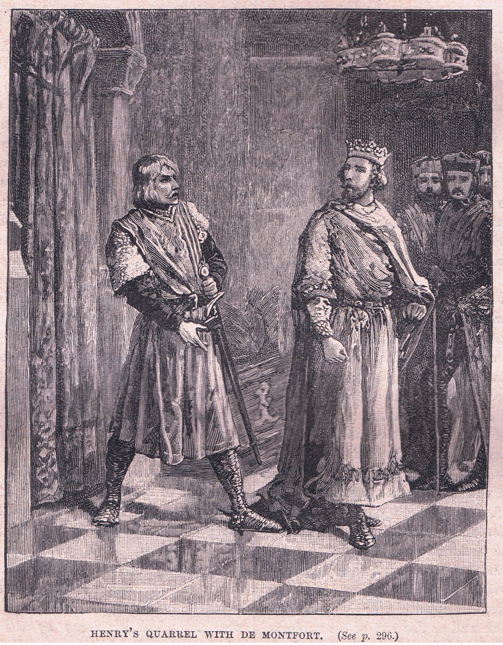 Henry veszekedése De Montforttal alkotó: Henry Marriott Paget