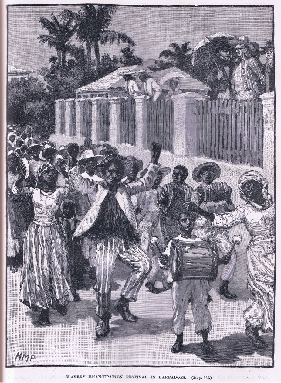 Rabszolgaság-felszabadító fesztivál BarbAD os-ban 1834-ben alkotó: Henry Marriott Paget