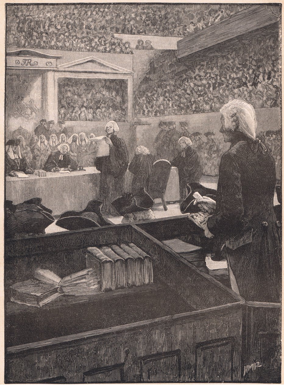 Warren Hastings pere 1788-ban alkotó: Henry Marriott Paget