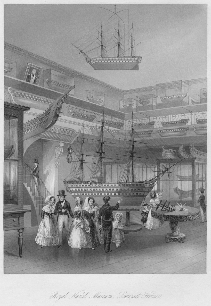 Királyi Tengerészeti Múzeum, Somerset-ház, 1841 alkotó: Henry Melville