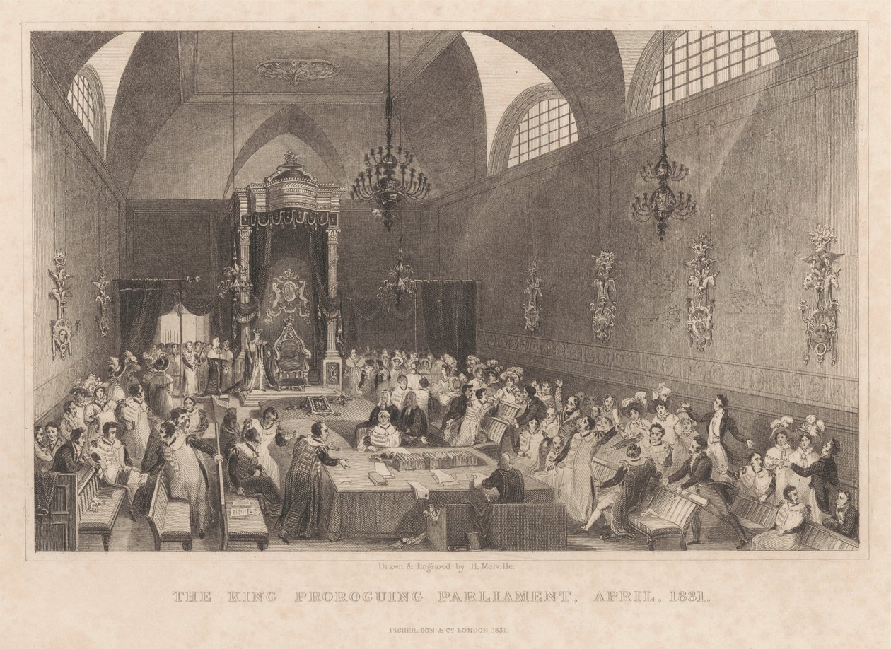 A királyi országgyűlés, 1831. április alkotó: Henry Melville