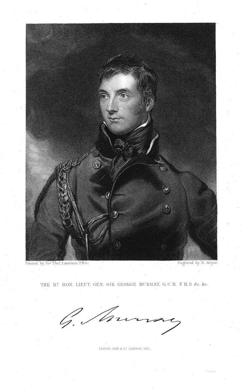 George Murray 1772-1846, skót tábornok és államférfi, 1831 alkotó: Henry Meyer