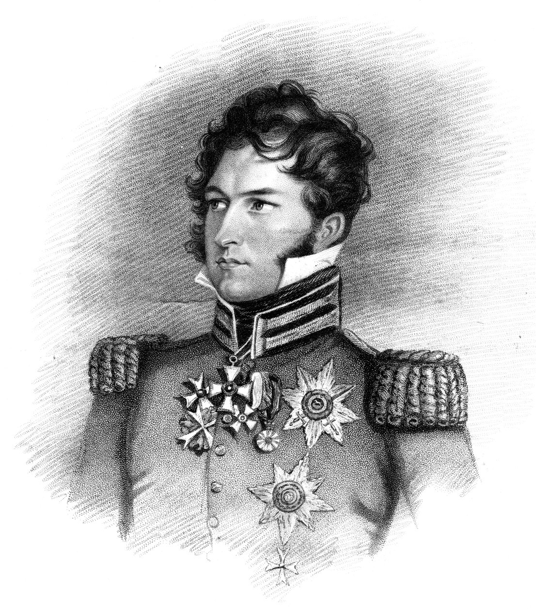 Leopold George Christian Frigyes szász-coburg-saalfeldi herceg, 1816. alkotó: Henry Meyer