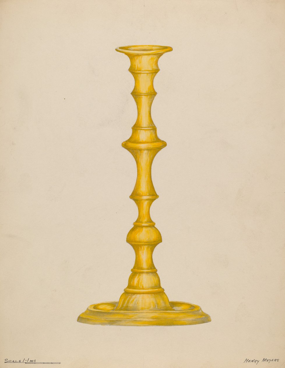 Gyertyatartó alkotó: Henry Meyers