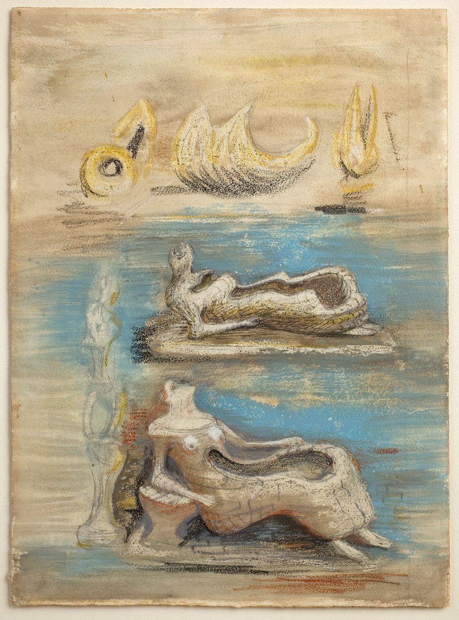 Egy föld: Vonalai követik az életet vissza a kőbe alkotó: Henry Moore
