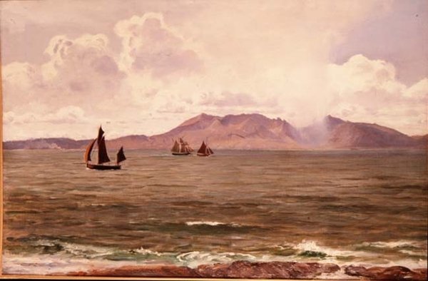 Halászhajók a partról alkotó: Henry Moore