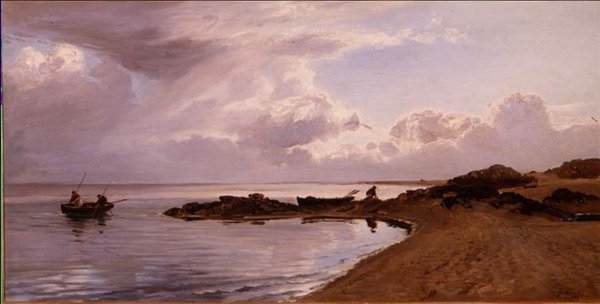 Kagylók gyűjtése, Wales északi partja alkotó: Henry Moore