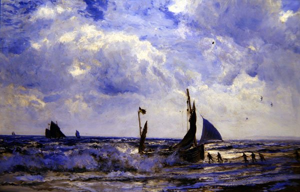 A csónakok behajózása (olaj, vászon) alkotó: Henry Moore