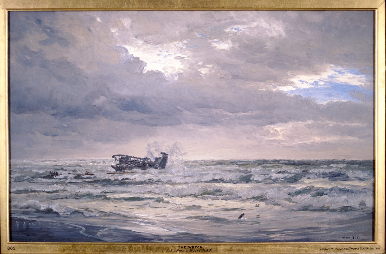 "The Wreck", 1875 alkotó: Henry Moore