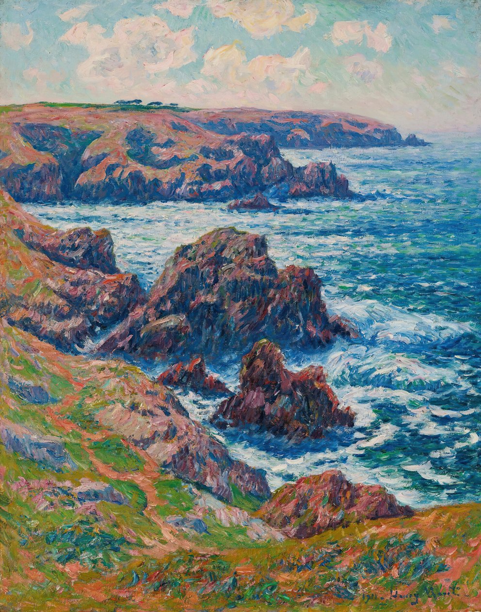 Cléden földje, Point de Raz, Finistère, 1911. alkotó: Henry Moret