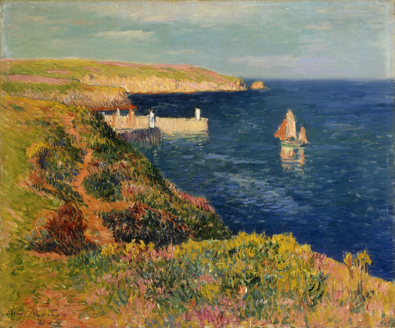 Port-Eudy, Ile-de-Groix, alkotó: Henry Moret