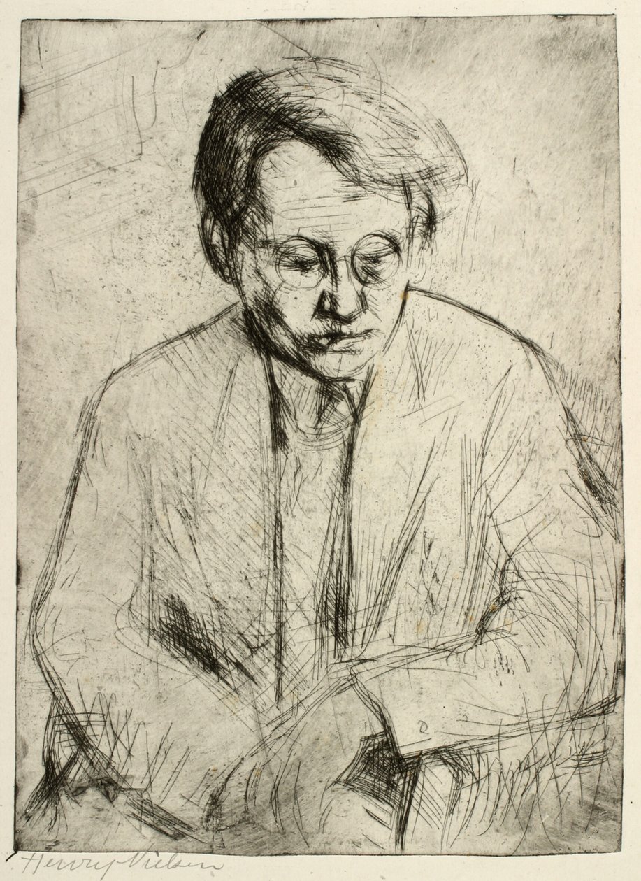 Ülő ember alkotó: Henry Nielsen