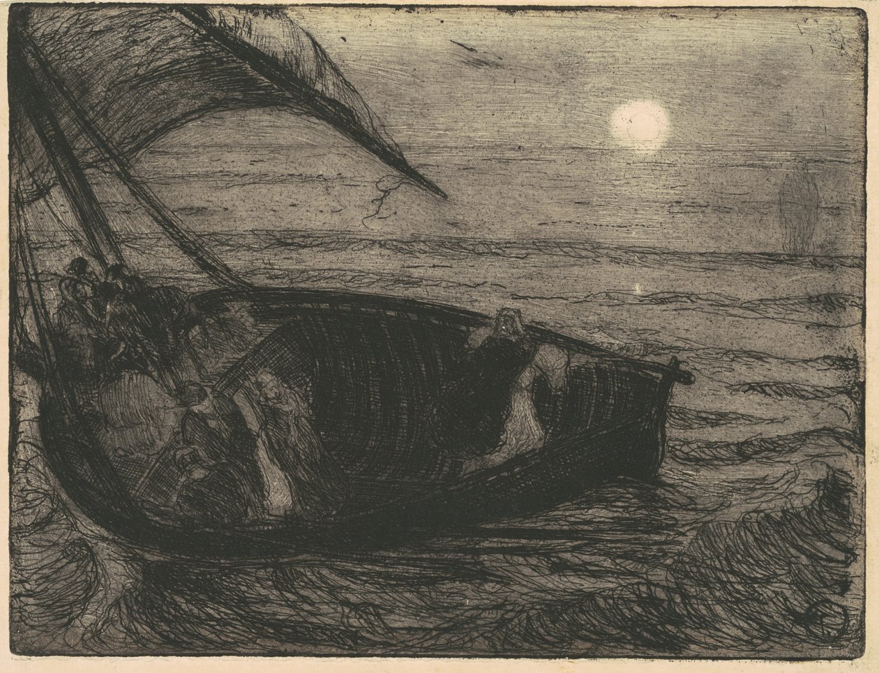 Krisztus sétál a vízen alkotó: Henry Ossawa Tanner