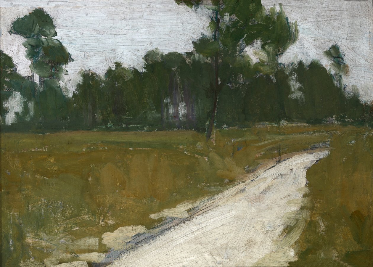 Országút Franciaországban, n.d. alkotó: Henry Ossawa Tanner