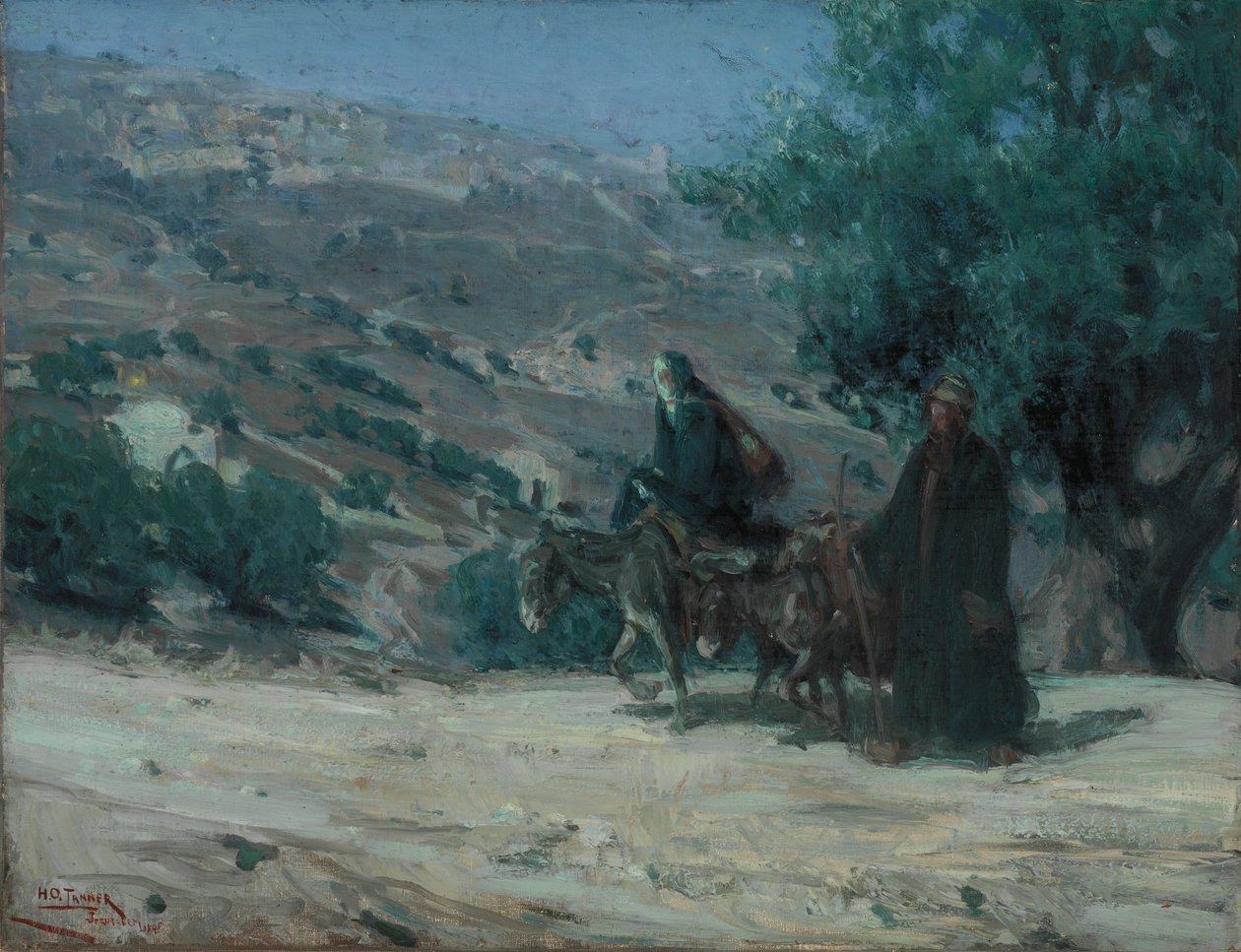 Menekülés Egyiptomba alkotó: Henry Ossawa Tanner