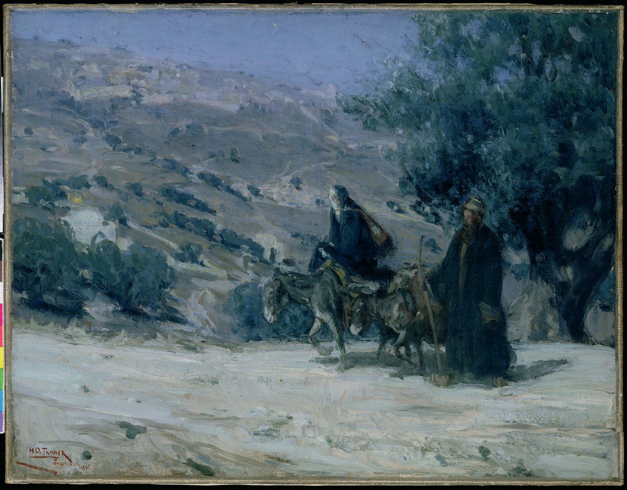 Repülés Egyiptomba, 1899 alkotó: Henry Ossawa Tanner
