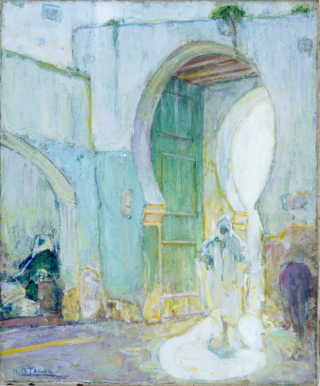 Gateway, Tanger, 1912 körül (olaj, vászon) alkotó: Henry Ossawa Tanner
