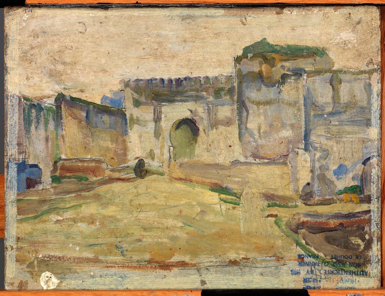 Utcajelenet, Tanger (Crenelated Architecture) alkotó: Henry Ossawa Tanner