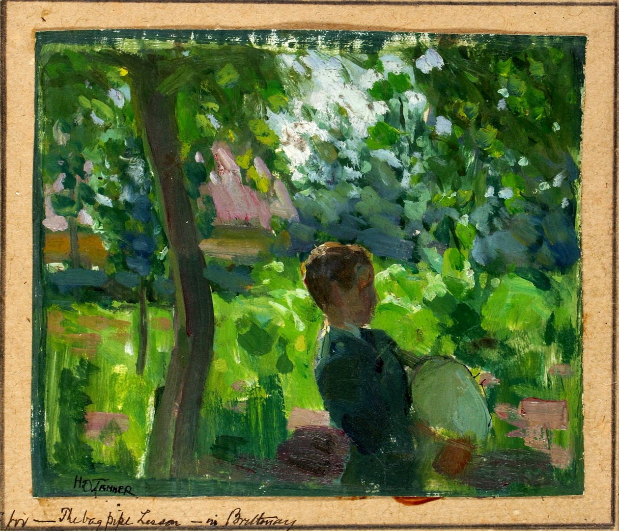Tanulmány a dudaleckére alkotó: Henry Ossawa Tanner