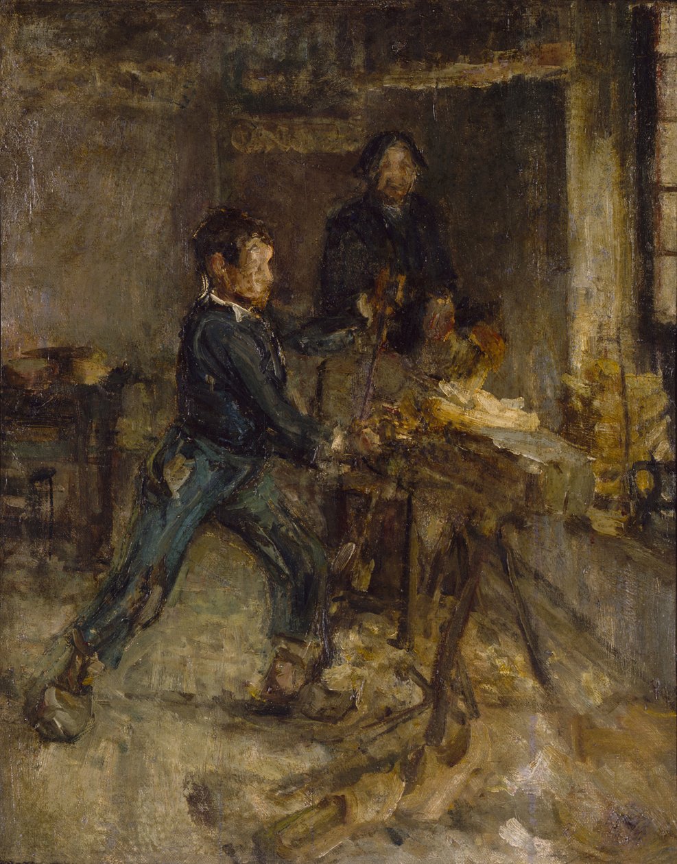 Tanulmány a fiatal szabotázskészítő számára alkotó: Henry Ossawa Tanner