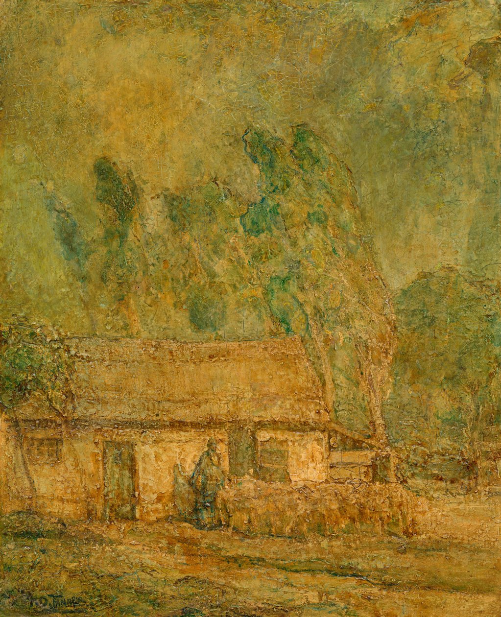 A jó pásztor, 1918 körül (olaj, vászon) alkotó: Henry Ossawa Tanner