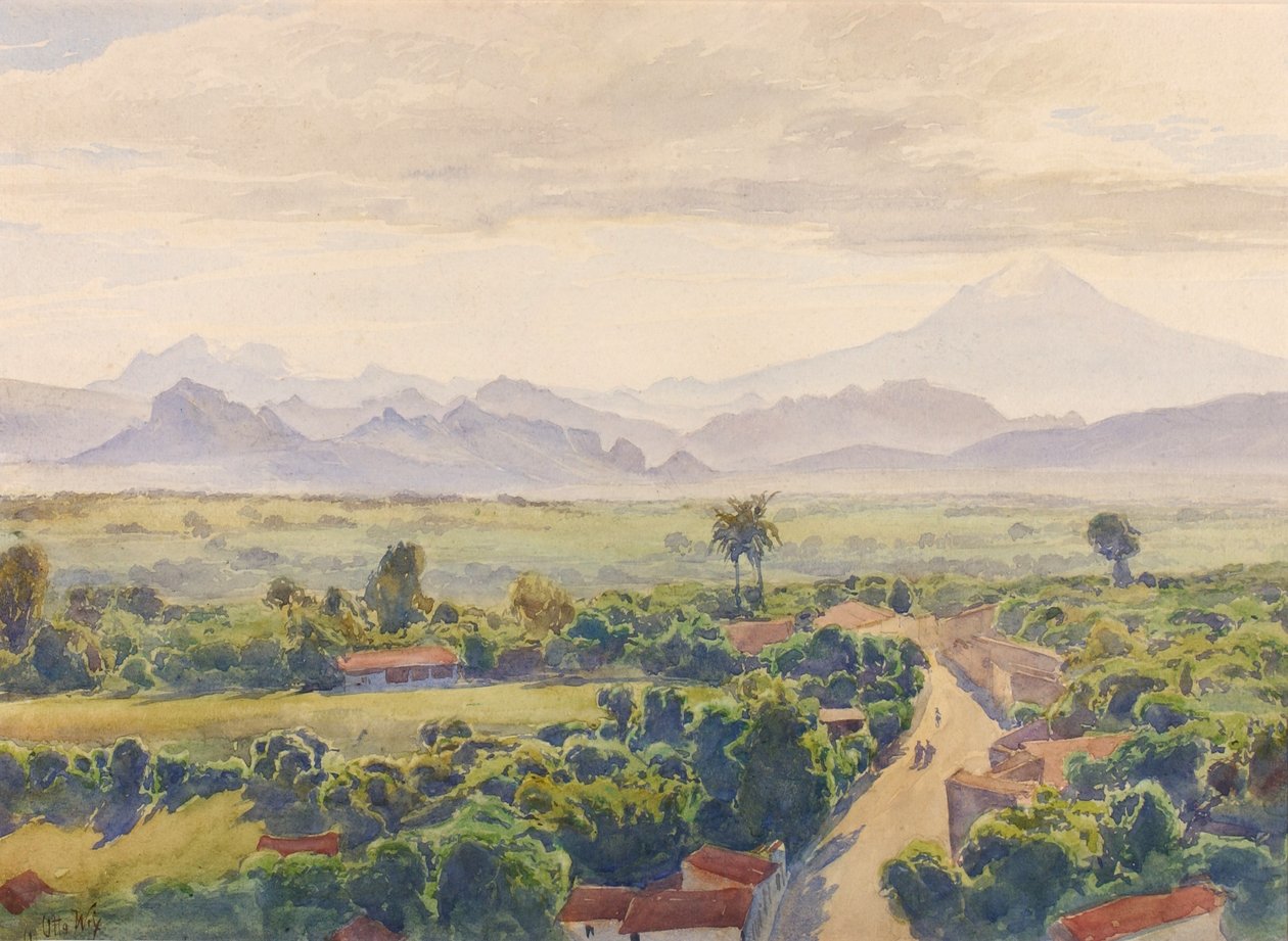 Cuernavaca kilátása alkotó: Henry Otto Wix