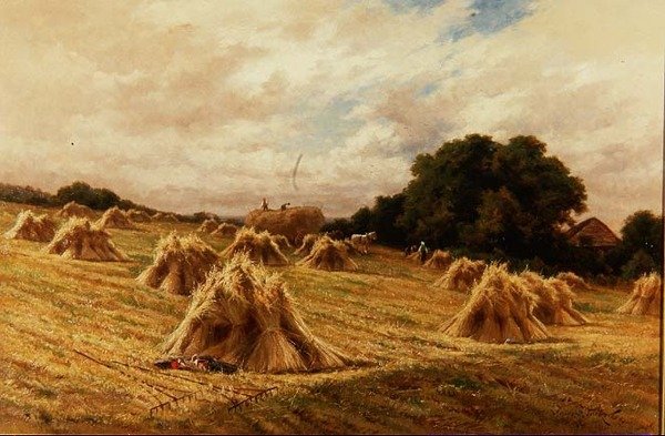 Surrey kukoricamező, Reigate közelében alkotó: Henry Parker