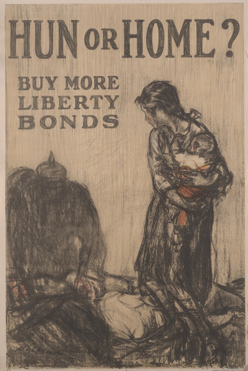 Hun vagy Home? Vásároljon több Liberty Bonds-t alkotó: Henry Patrick Raleigh