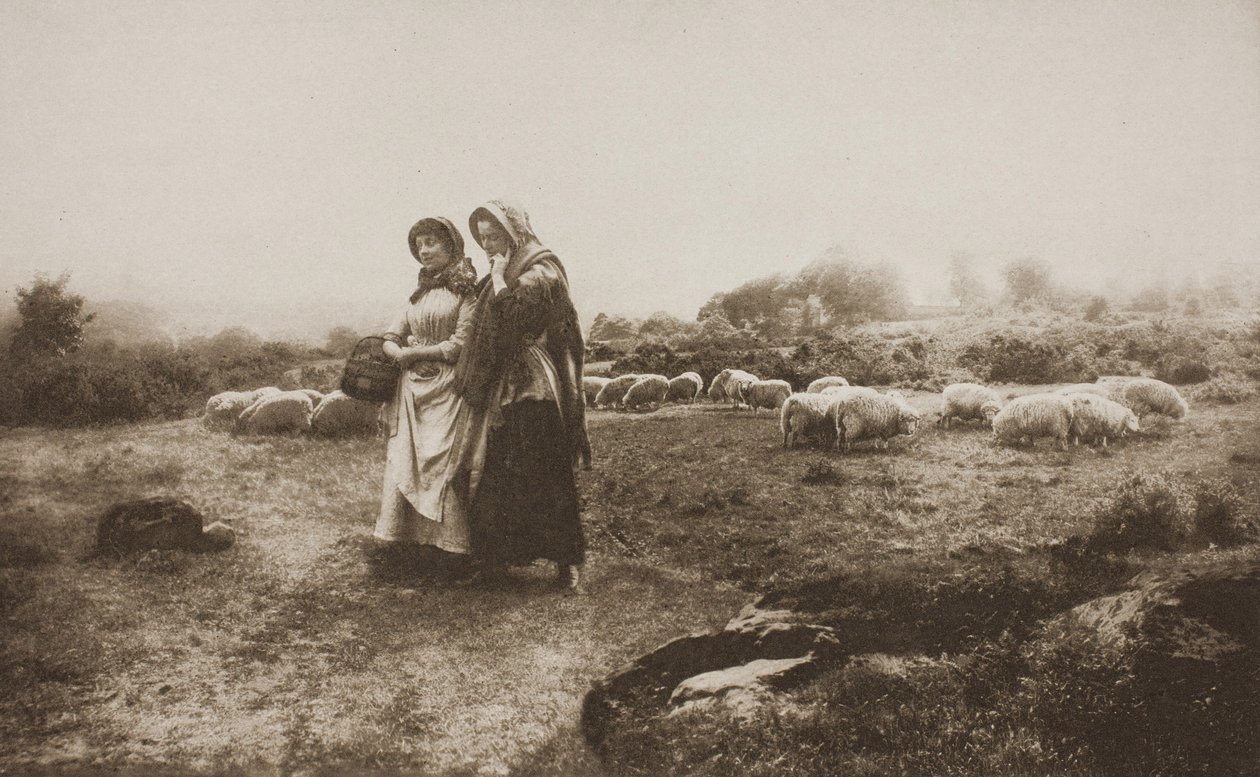 Carrolling, 1887, nyomtatva 1890 januárjában alkotó: Henry Peach Robinson