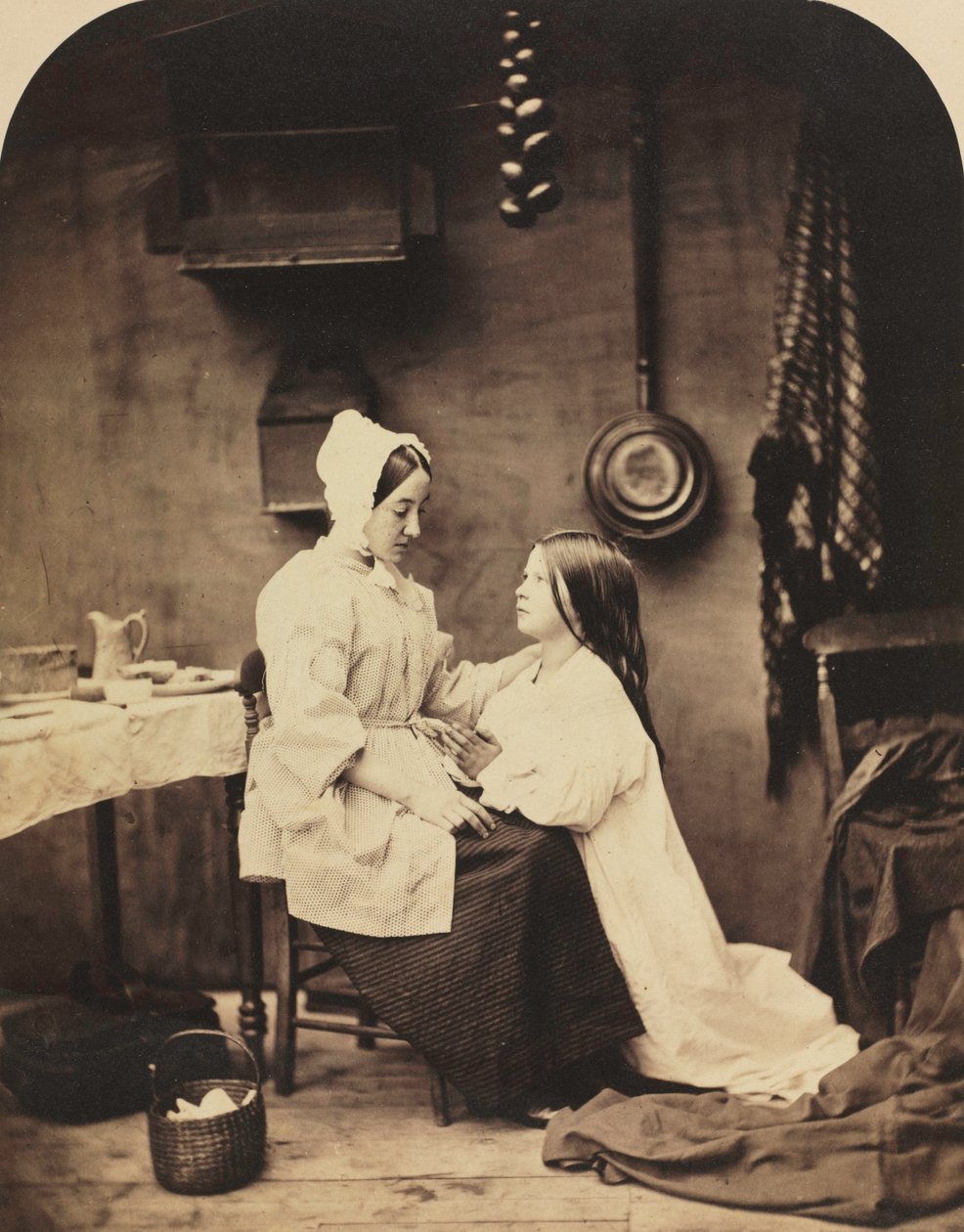 Hazaszalad, és mindent elmond az anyjának, 1858. alkotó: Henry Peach Robinson