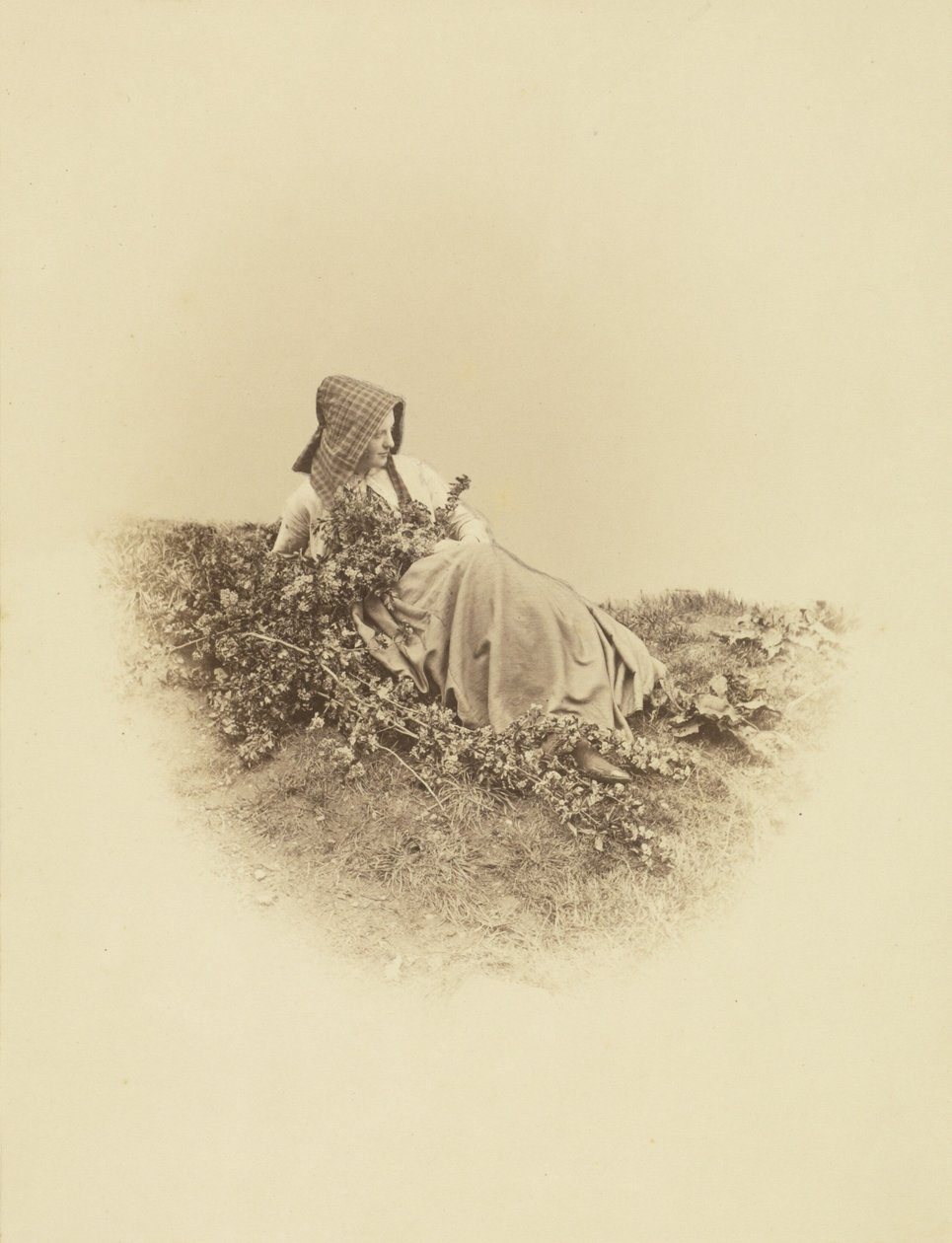 Májusi gyűjtögető nő alkotó: Henry Peach Robinson