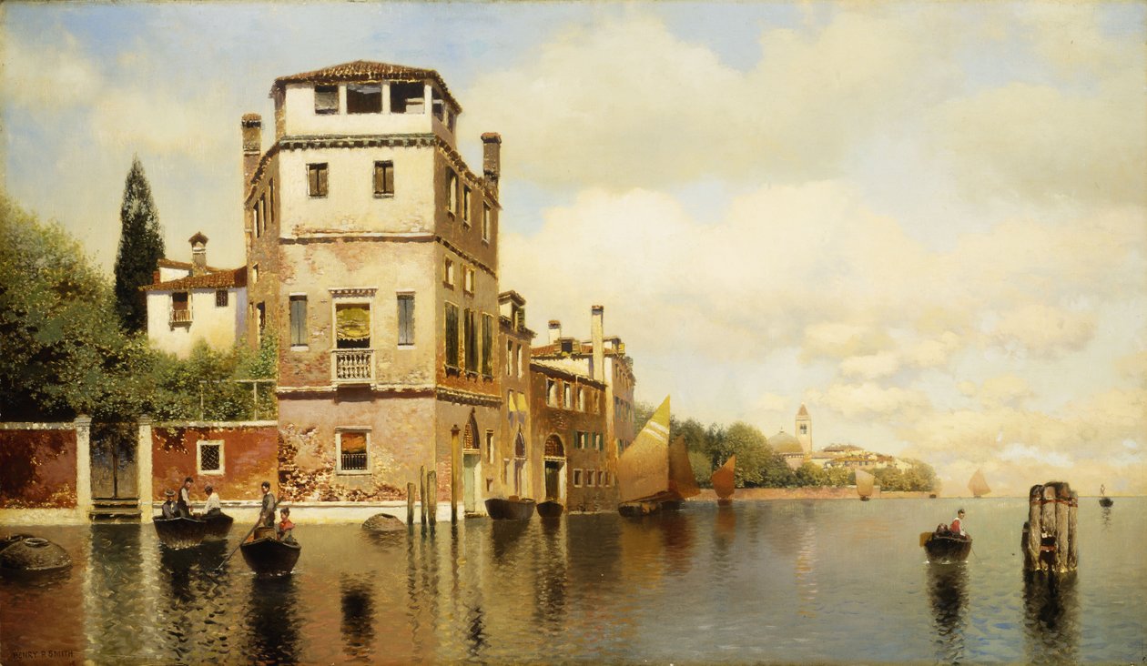 Déli nap Velencében, alkotó: Henry Pember Smith