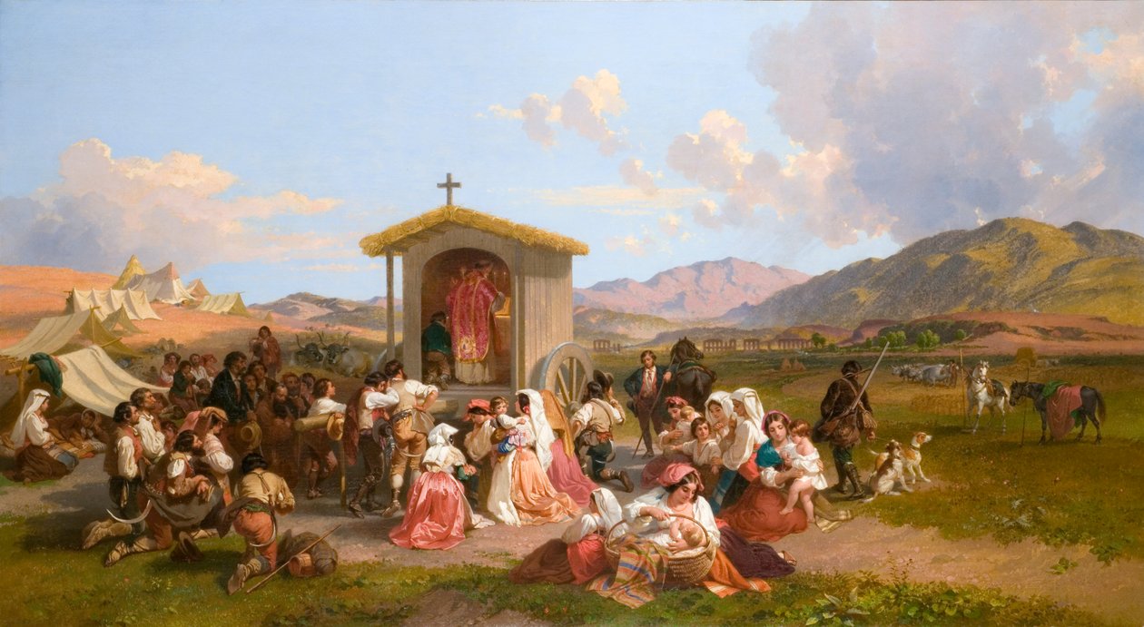 Szentmise az aratókért alkotó: Henry Penry Williams
