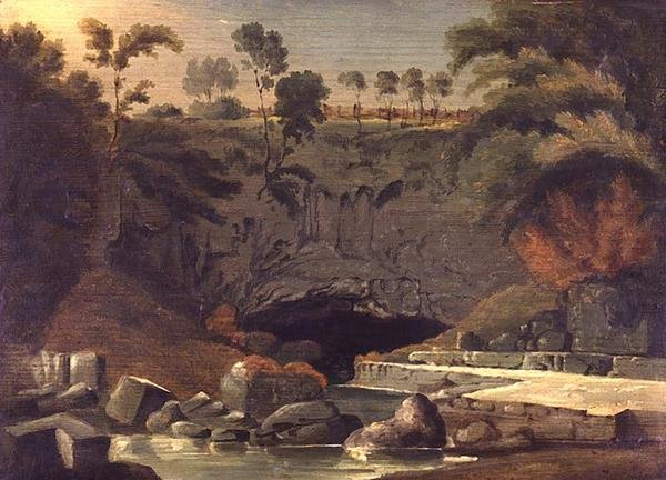 Porth-yr-Ogof, Brecknockshire alkotó: Henry Penry Williams