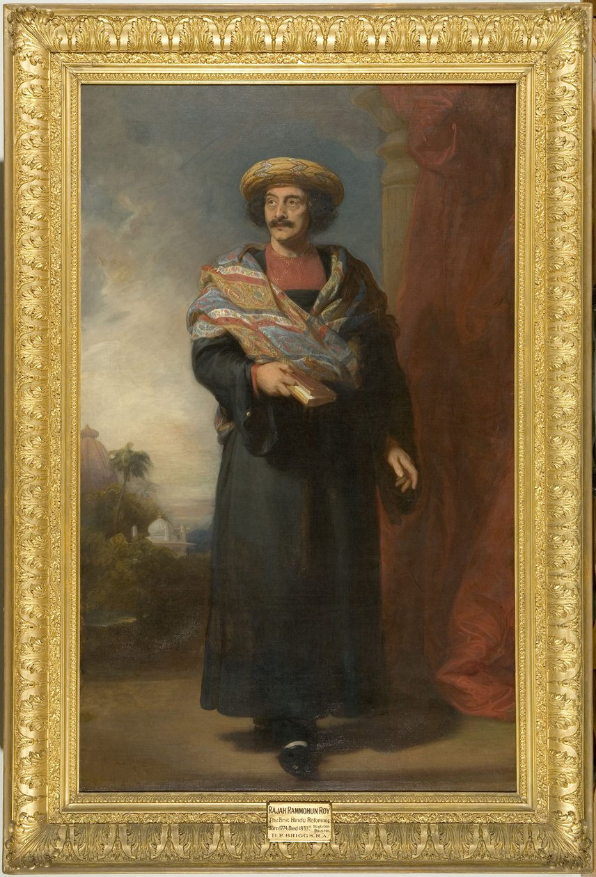 Rammohun Roy (1774-1833) portréja 1832 (olaj, vászon) alkotó: Henry Perronet Briggs