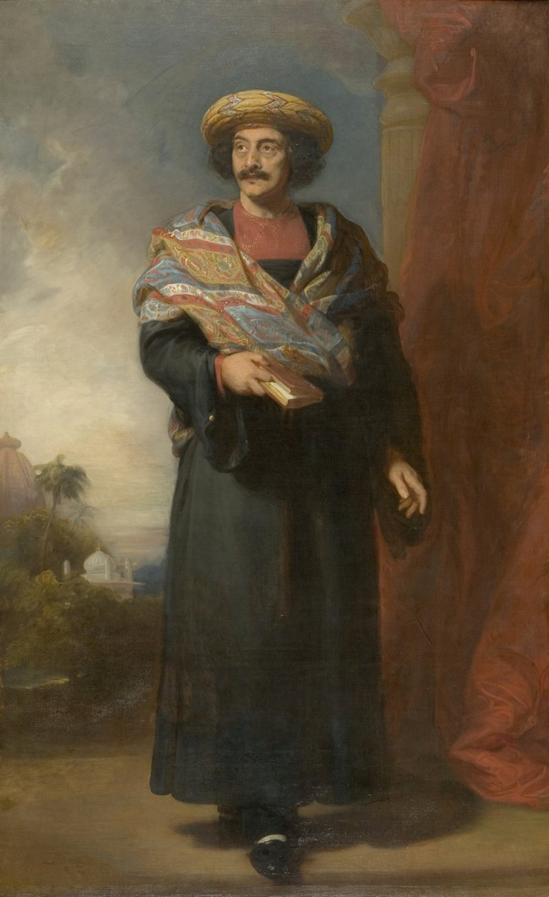 Rammohun Roy (1774-1833) portréja 1832 (olaj, vászon) alkotó: Henry Perronet Briggs