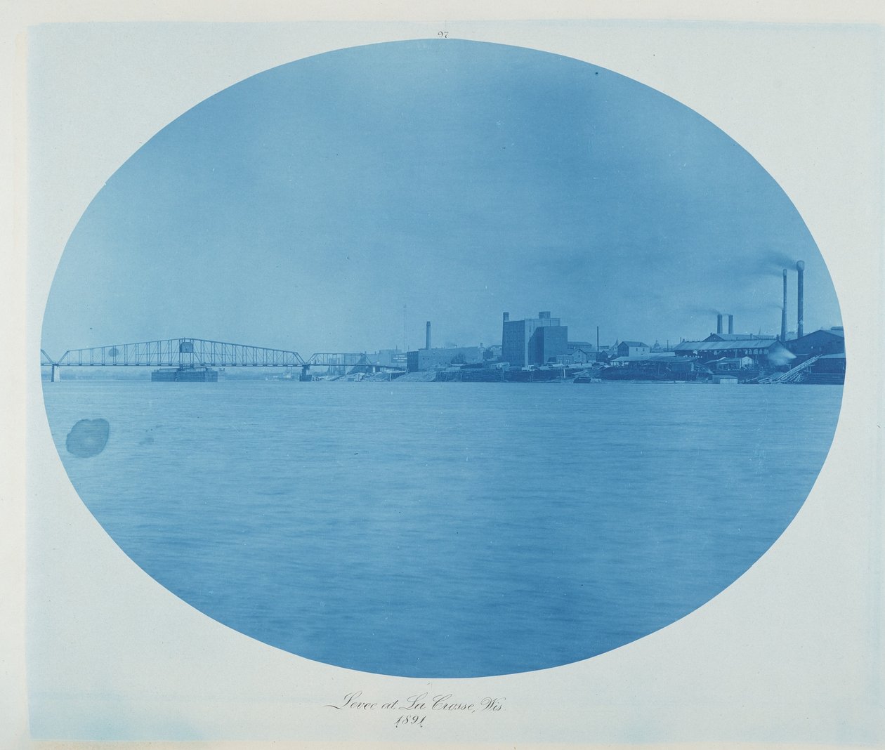 Levee La Crosse-ban, Wis. alkotó: Henry Peter Bosse